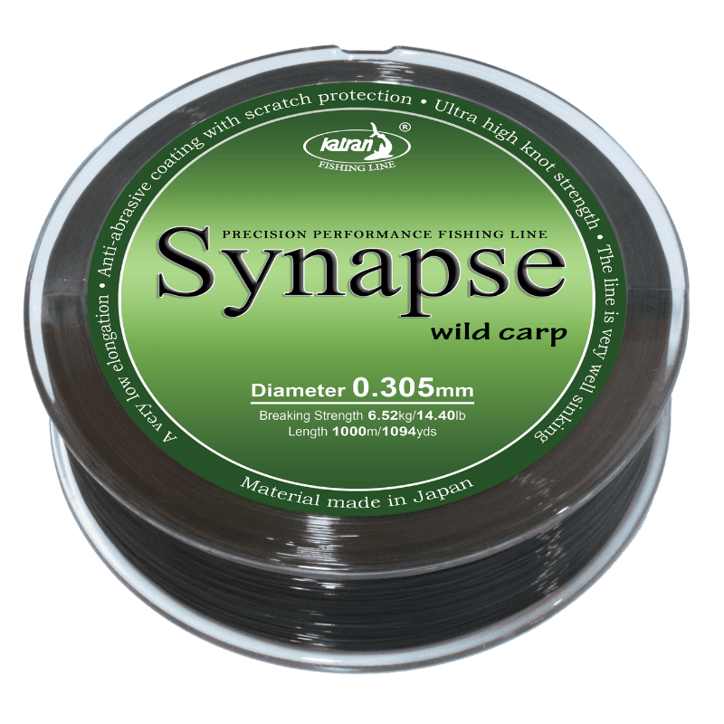 Katran Fishing Line SYNAPSE Wild Carp 1000m Ribolovni Pribor Pero