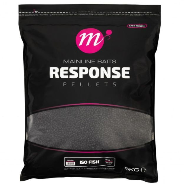 MAINLINE Iso Fish Response Pelete 5mm 5kg za ribolov šarana veliko pakiranje