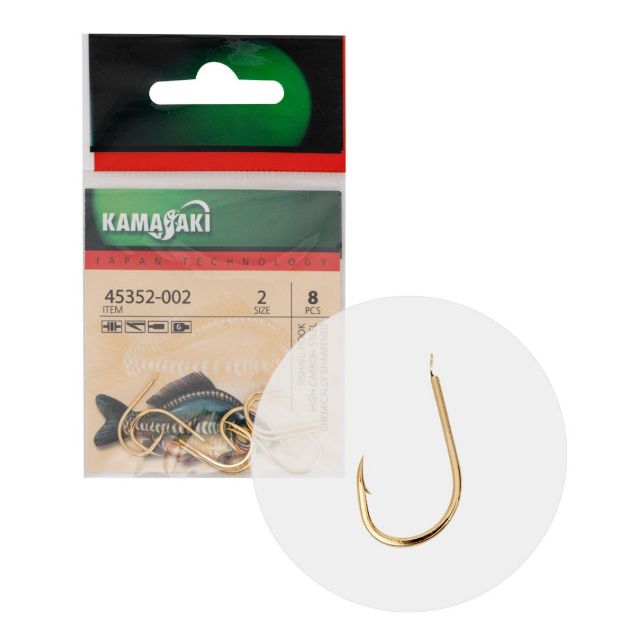 Carp Expert Kamasaki Carbon P807G Udice zlatne za ribolov šarana