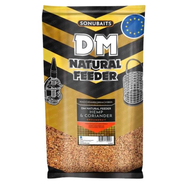 SONUBAITS DM Natural Feeder Hemp & Coriander 1kg hrana za ribolov 