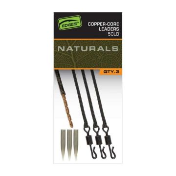 Fox Naturals Copper Core Leaders šaranski predvezi za ribolov 