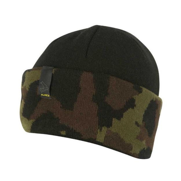 Avid Black Camo Beanie Kapa za zimu i ribolov