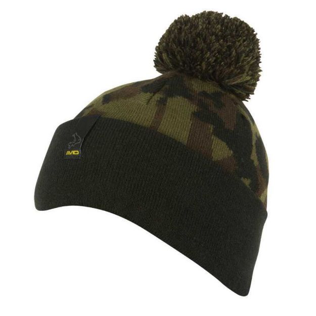 Avid Black Camo Bobble Kapa za zimu