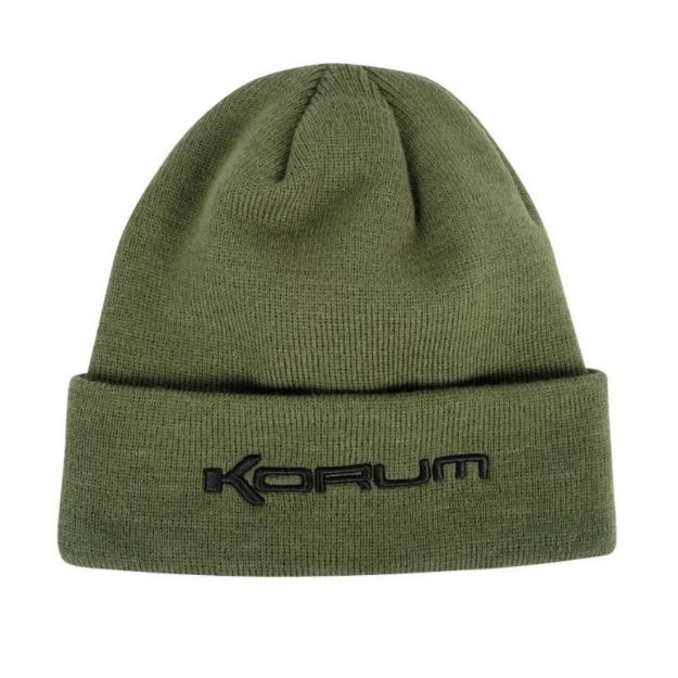 KORUM Classic Olive Beanie Kapa zimska  za ribolov