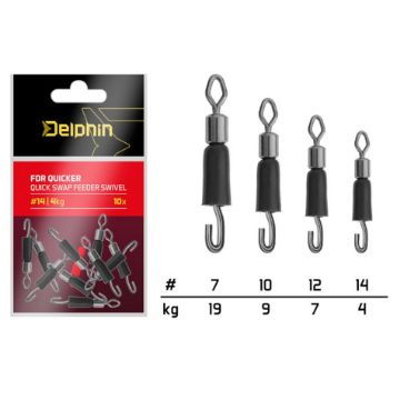 Delphin Quick change anti twist swivel