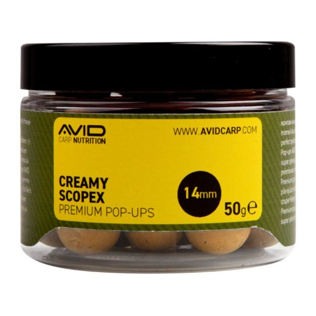 Avid Creamy Scopex Pop Up Boile 14mm za ribolov šarana