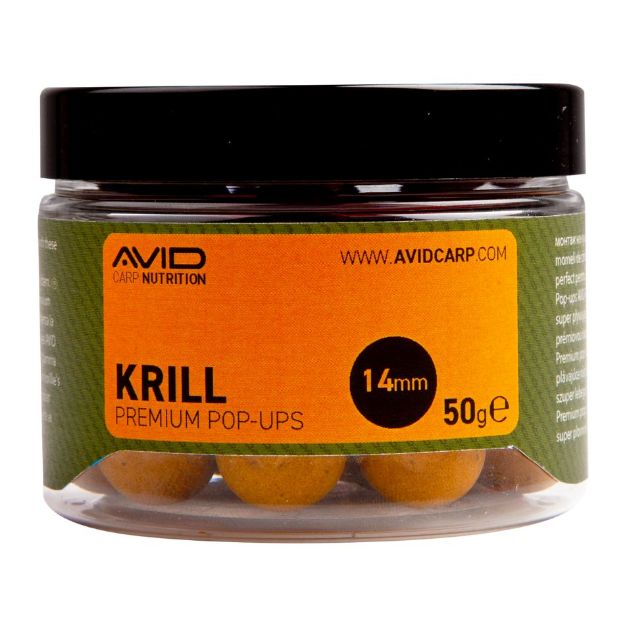 Avid Krill Pop Up Boile 14mm  za ribolov šarana 