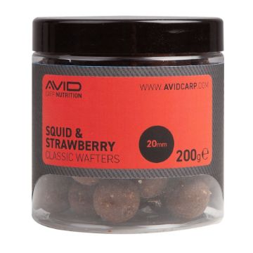 Avid Squid Strawberry Wafteri 20mm boile za ribolov šarana balansirane 