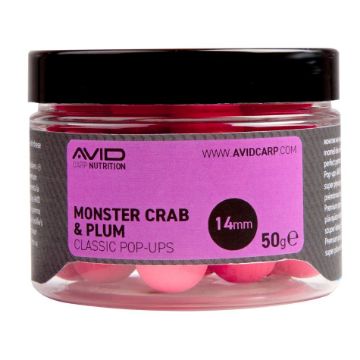 Avid Monster Crab Plum Pop Up 14mm boile za ribolov šarana 