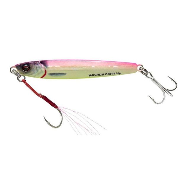 Savage Gear 3D Jig Minnow 4,6cm 5g varalice za morski ribolov jigovi glow pink