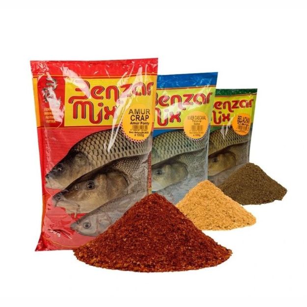 Benzar Mix Hrana 3kg Carp Strawberry hrana za ribolov šarana 