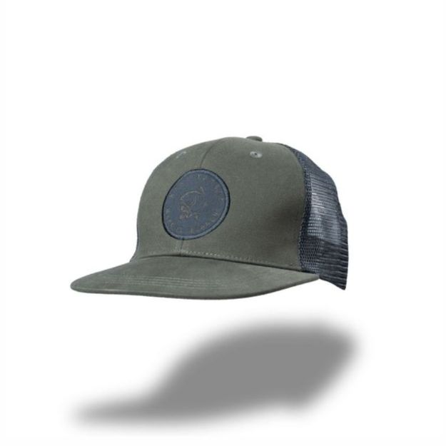 Nash MIH Carp Logo Trucker Kapa Green