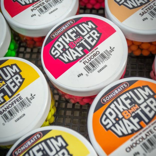 SONUBAITS Spike'um Wafter 8mm boile za feeder ribolov pineapple, coconut, chocolate , orange , krill , squid, 
