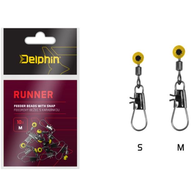 Delphin Feeder Klizna Kopča RUNNER za ribolov 
