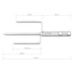 Delphin Stainless Steel Držač Kišobran TRIB