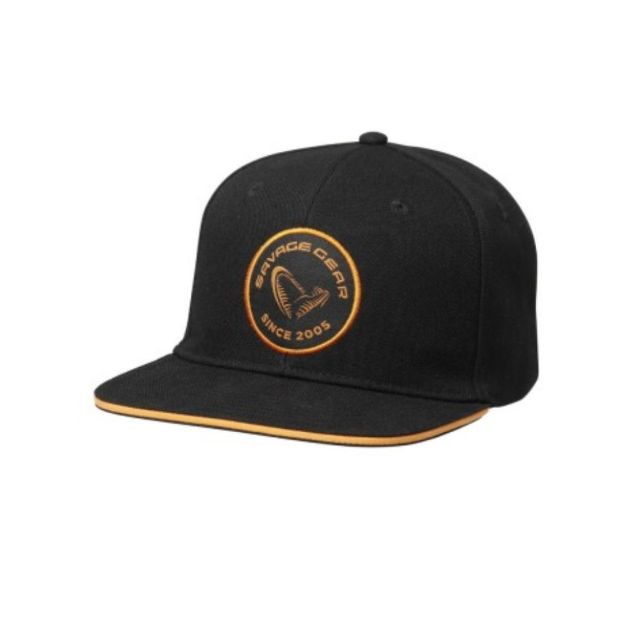 Savage Gear Badge flatbill black orange
