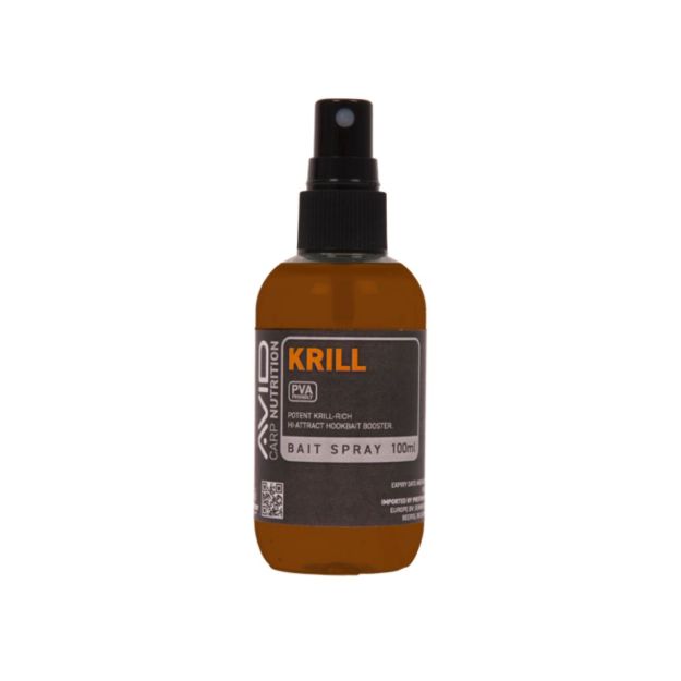 Avid Krill Bait Spray 100ml atraktant u spreju s aromom krilla za ribolov šarana