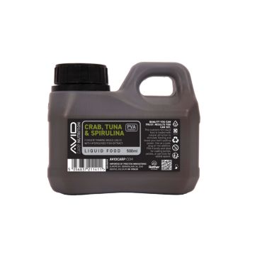 Avid Crab Tuna Spirulina Liquid Food 500ml tekuća hrana za primamu s aromom raka, tune i spiruline