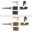Fox Edges Heli Clips Kit Naturals zelena boja komplet za helikopter montažu u šaranskom ribolovu