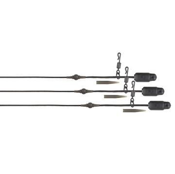 Fox Edges Naturals Heli Clip Rigs 50lb Leadcore gotove helikopter montaže za šarana