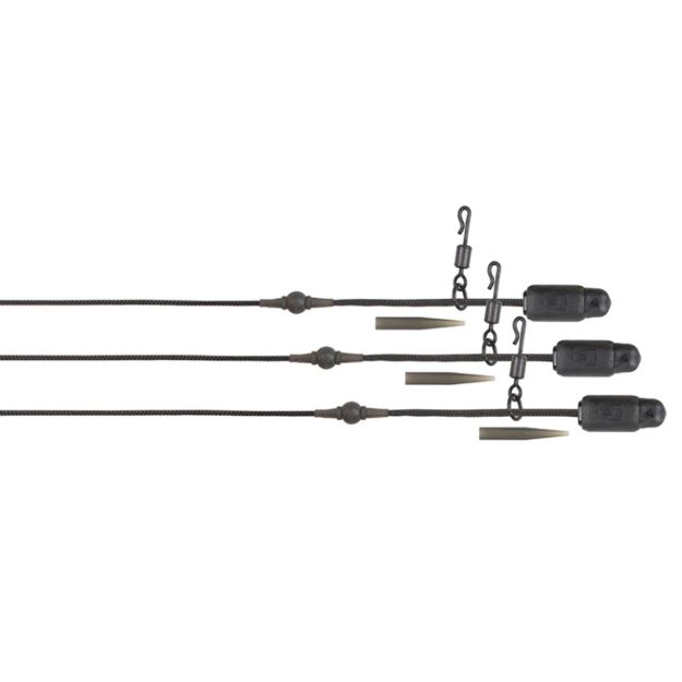 Fox Edges Naturals Heli Clip Rigs 50lb Leadcore gotove helikopter montaže za šarana
