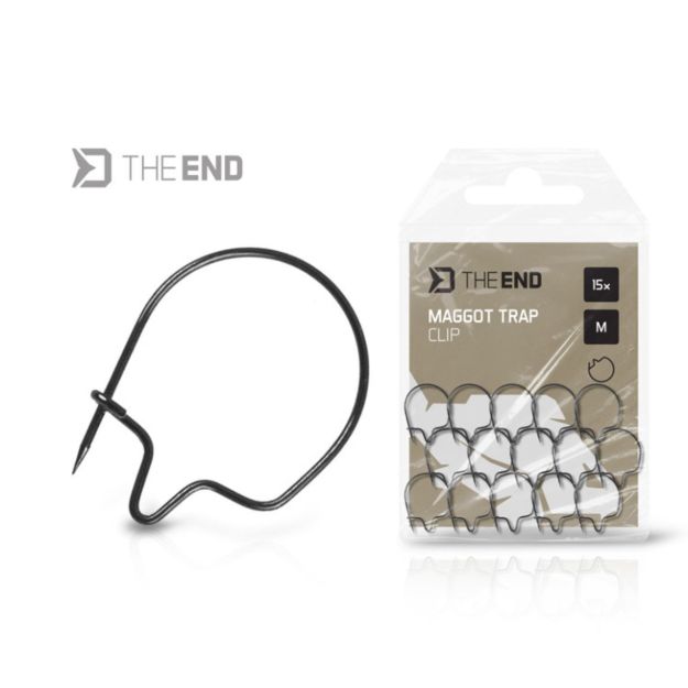 Delphin THE END Maggot Trap Clip maggot kopča za montažu crva i glista na hair rig
