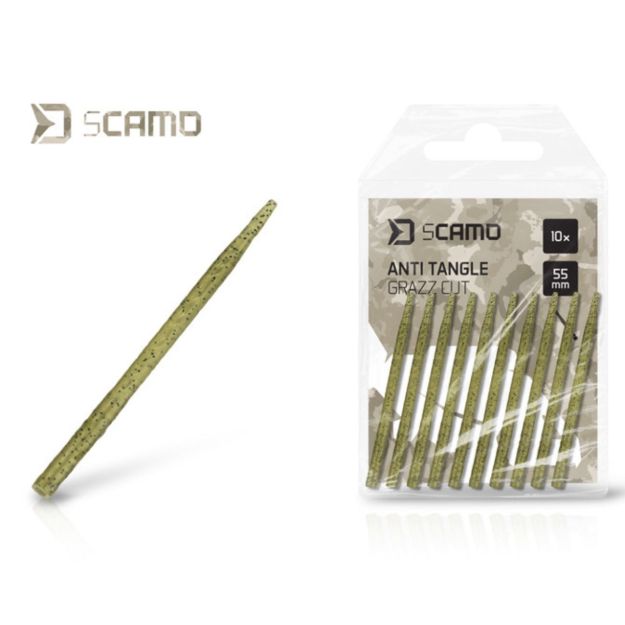 Delphin sCAMO GRAZZ Cut Anti Tangle Sleeve kamuflažna navlaka koja imitira stabljiku vodenog bilja