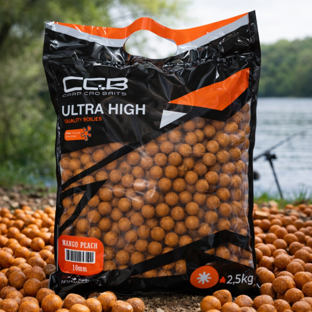 CCB Carp Cro Baits boile 20 mm u pakiranju od 2,5 kg, kvalitetne šaranske boile za selektivni ribolov i učinkovitu prihranu.