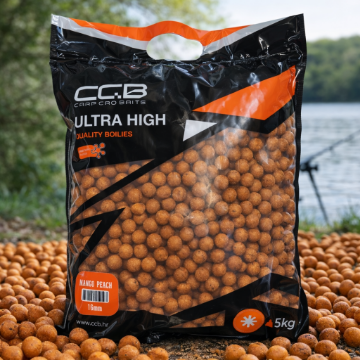 CCB Carp Cro Baits boile u pakiranju od 5 kg, velike količine šaranskih boila za intenzivnu prihranu i dugotrajni ribolov.