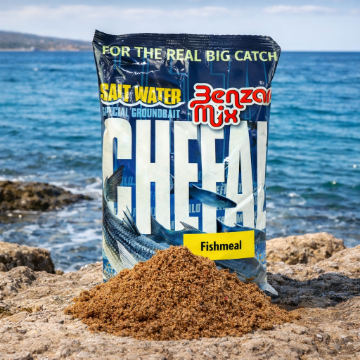 Benzar Mix Chefal Groundbait Fishmeal prihrana za morski ribolov u pakiranju od 1 kg, namijenjena lovu orade i drugih morskih riba