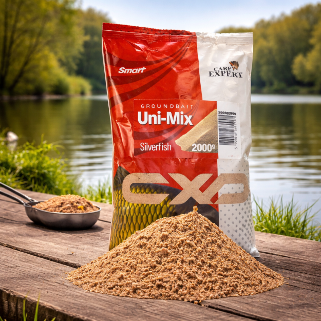 CARP EXPERT Smart Uni-Mix Groundbait 1kg – univerzalna feeder i method prihrana za šaranski ribolov