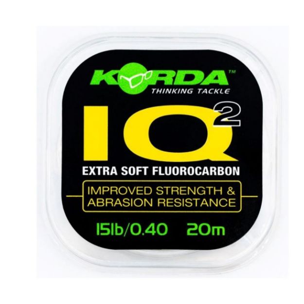 KORDA IQ Extra Soft Fluorocarbon Hooklink 20m