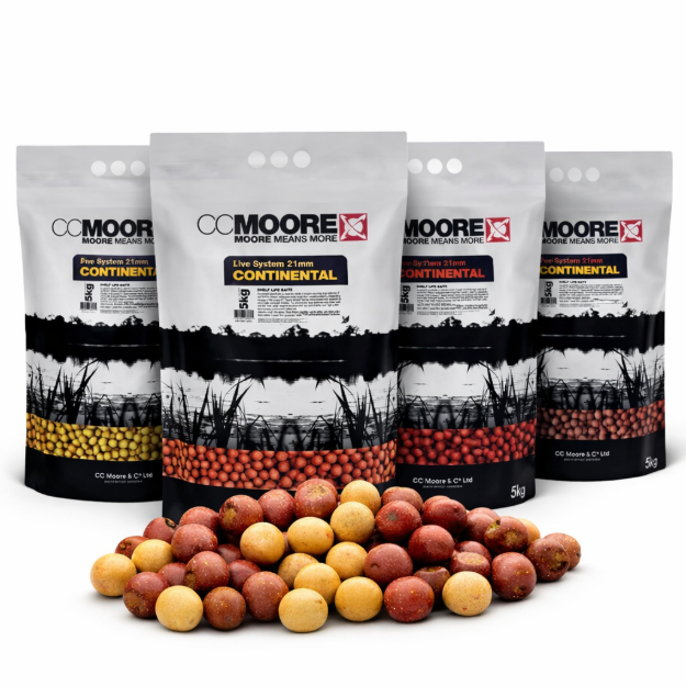CC Moore Continental boile 5kg 21mm – premium boile za šarana Live System, Odyssey XXX, Pacific Tuna i Pro-Stim Liver