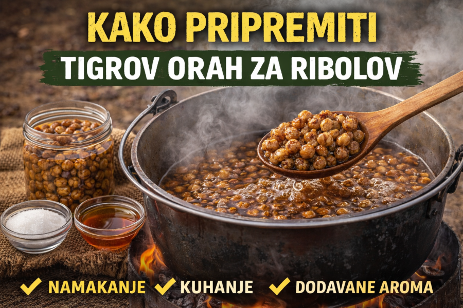 Kako pripremiti tigrov orah za ribolov šarana – kompletan vodič