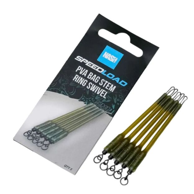 Nash Speedload PVA Bag Stem Ring Swivel za solid bag ribolov
