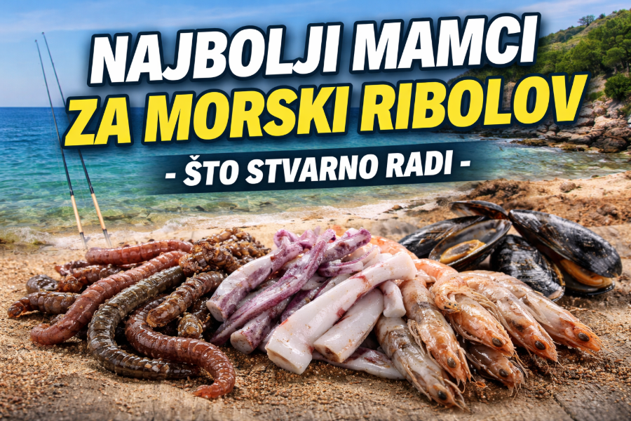 Najbolji mamci za morski ribolov – što stvarno radi u Hrvatskoj