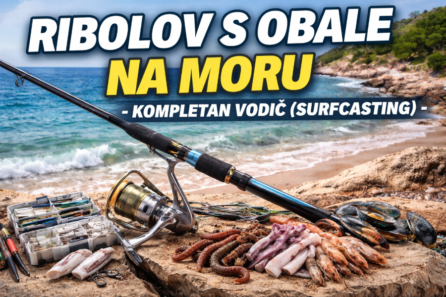 Ribolov s obale na moru – kompletan vodič (surfcasting)