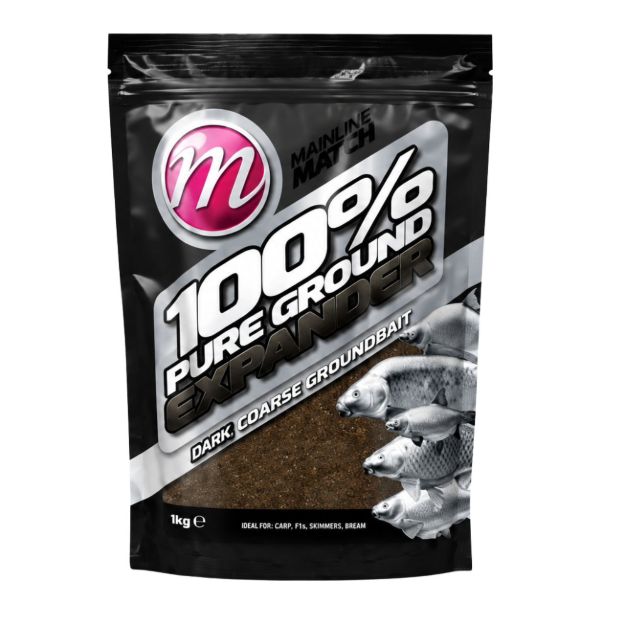 Mainline Expander Mix Dark 100% Pure Ground Expander Pellet 1kg prihrana za feeder ribolov