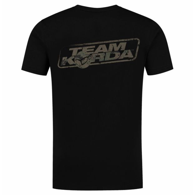 Korda TK Digi Kamo Tee Black kratka majica za ribolov