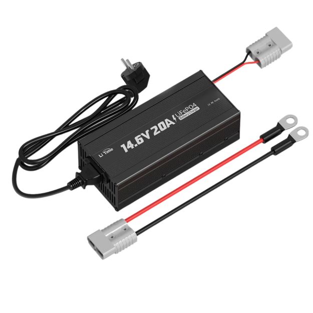 LiTime 12V 20A Smart LiFePO4 punjač za litijske akumulatore i trolling motore