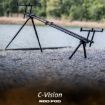 CASTED C-Vision ALU rod pod za 3 štapa s aluminijskom konstrukcijom i buzz barovima 45 cm za šaranski ribolov