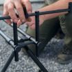 CASTED C-Vision ALU rod pod za 3 štapa s aluminijskom konstrukcijom i buzz barovima širine 45 cm za šaranski ribolov
