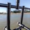 Aluminijski CASTED Rod Pod C-Vision ALU za šaranski ribolov s podesivim nogama i stabilnom konstrukcijom za big pit role