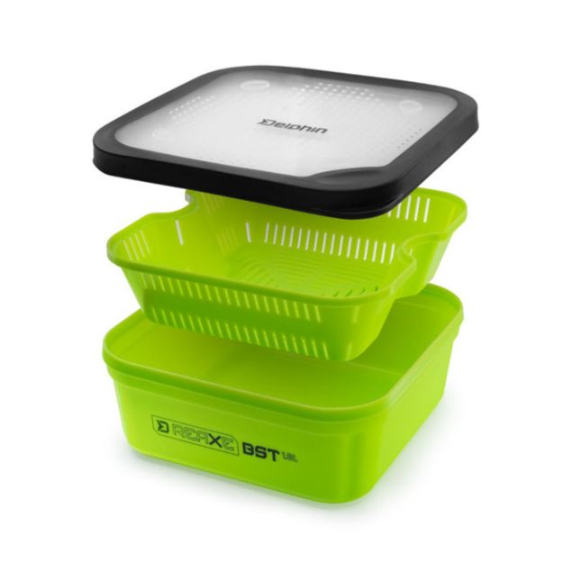 Delphin REAXE BST Pellet Soaking Box posuda za namakanje peleta za method feeder ribolov