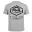 PML Majica za ribolov stražnja strana logo