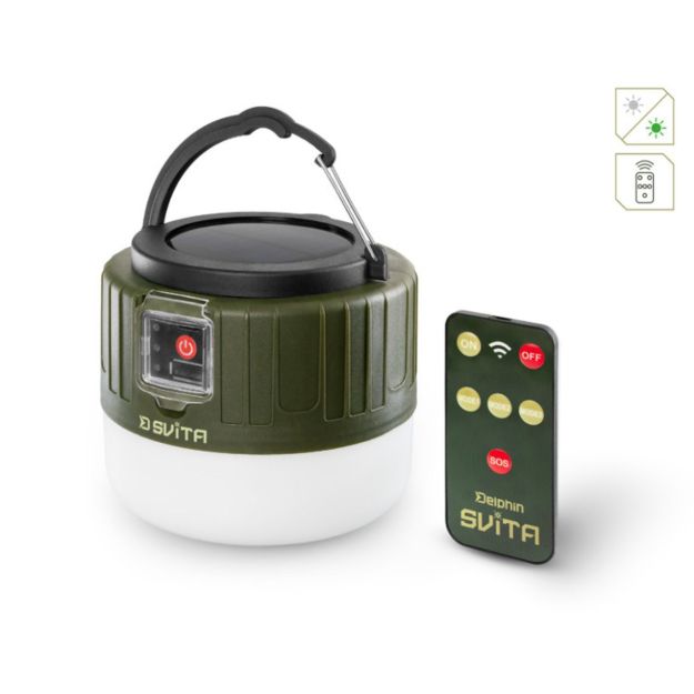 Delphin SVITA 4W kamping i ribolovna LED lampa s daljinskim upravljačem i baterijom 3600mAh