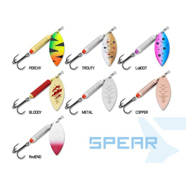 Delphin SPEAR Spinner leptir za ribolov grabežljivaca s Willow žlicom