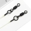 Korda Wide Gape X Combi Multi Rig gotovi predvez za šaranski ribolov s Ring Swivel vrtilicom veličine 8 i profesionalno vezanom montažom spremnom za ribolov.