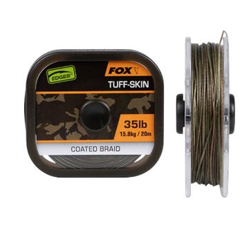 Fox Edges Tuff-Skin polukruta upredenica za šaranske predveze s kevlarskim vlaknima za Spinner Rig, Combi-Multi Rig i predveze s dlakom.