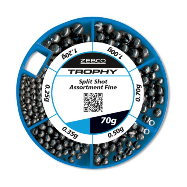 Zebco Trophy Split Shot Assortment Fine olovna sačma za ribolov